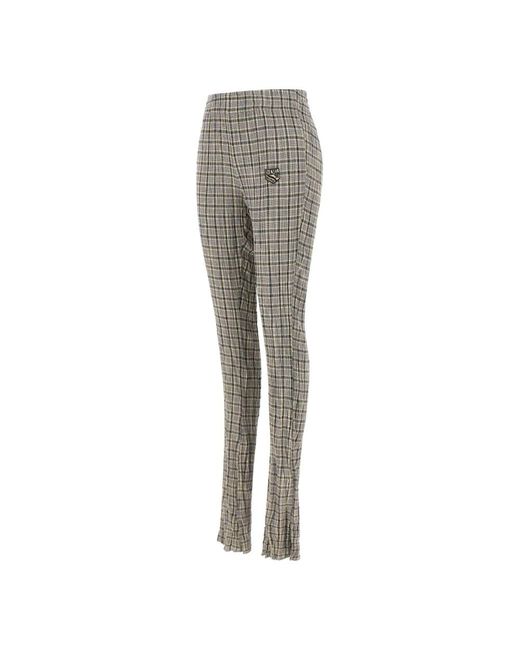 DIESEL Gray Straight Trousers