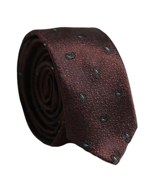 Ties di Dolce & Gabbana in Red da Uomo
