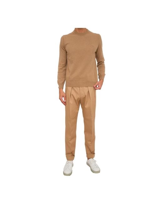 Boss H Perin 2Pleats Broek in het Natural voor heren