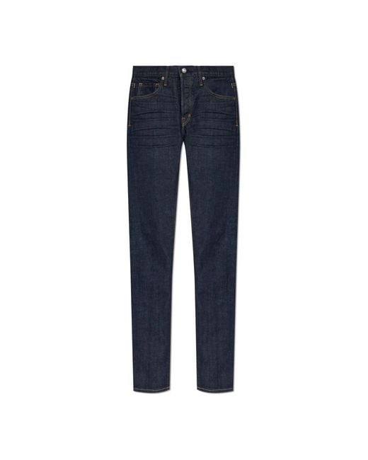 Tom Ford Blue Slim-Fit Jeans for men