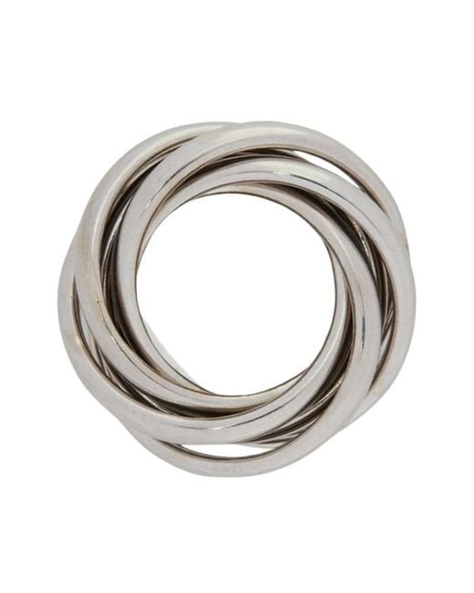 Rings Jil Sander en coloris Metallic