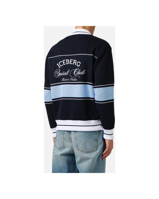 Cardigans Iceberg pour homme en coloris Black