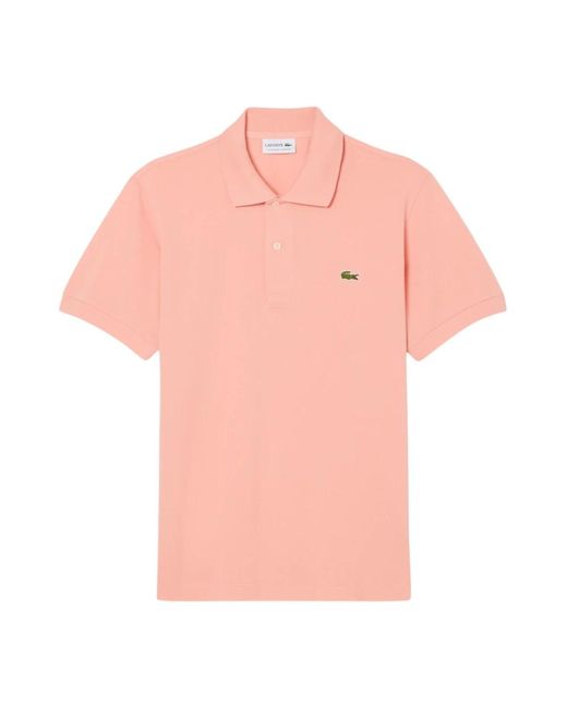 Lacoste Polo L.12.12 Light in het Pink voor heren