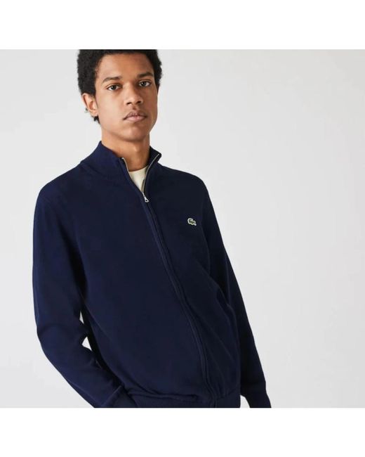 Lacoste Blue Zip-Throughs for men
