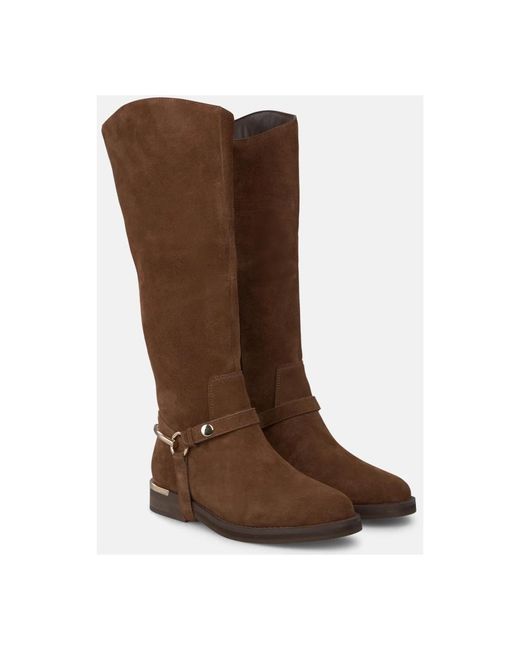 Alma En Pena. Brown High Boots