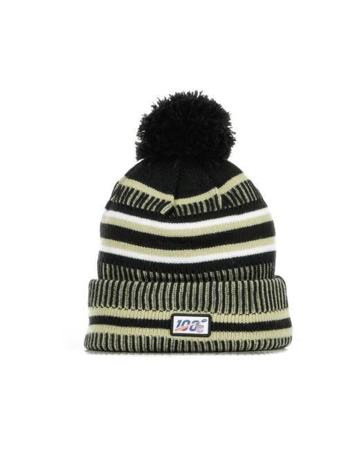 KTZ Accessoires ,Zwart ,Sport Gebreide Pom Pom Muts Originele Teamkleuren in het Black voor heren