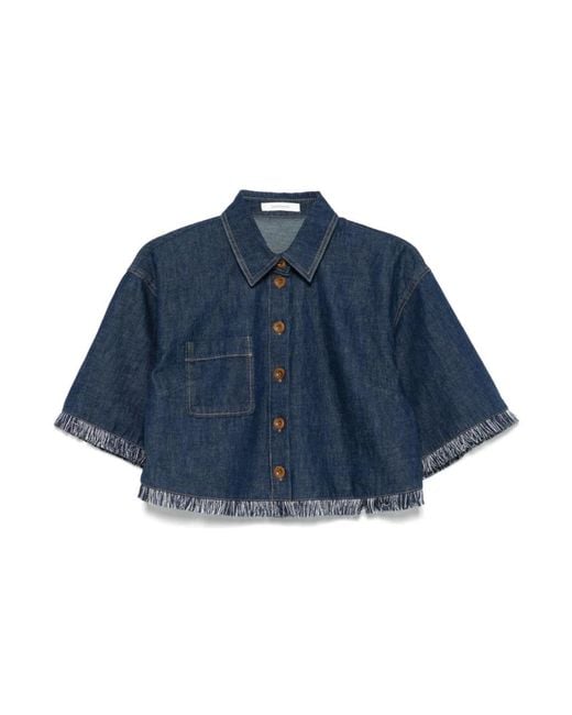 Zimmermann Blue Denim Shirts