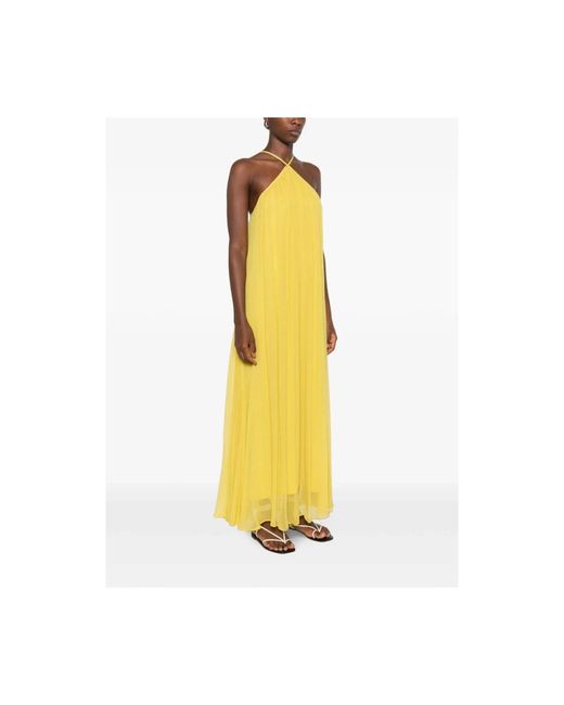 Maxi Dresses Staud de color Yellow