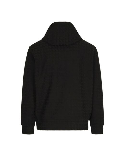 Emporio Armani Black Hoodies for men