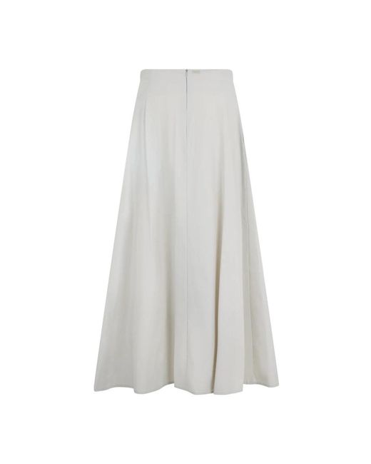 Herno White Maxi Skirts