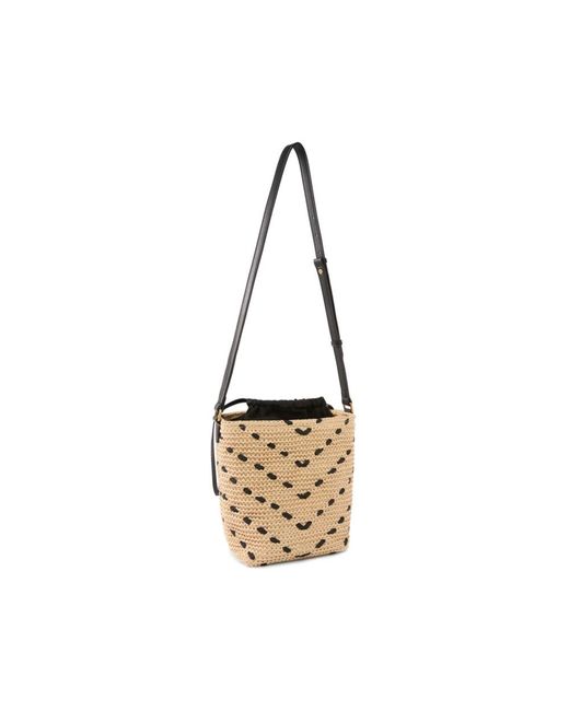 Pinko Metallic Bucket Bags