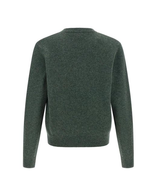 A.P.C. Green Round-Neck Knitwear for men