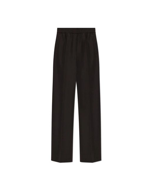 Dolce & Gabbana Black Straight Trousers