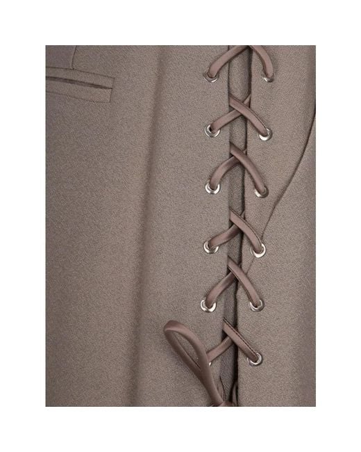 Marella Brown Straight Trousers