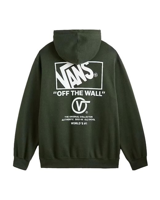 Vans Hoodies & Sweatvesten ,Groen ,Katoen Stockpile Pullover in het Green voor heren