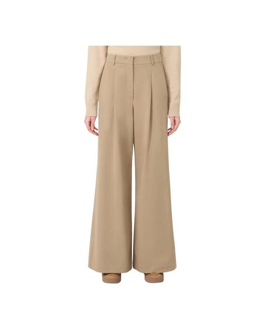 Weekend by Maxmara Natural Wide Trousers