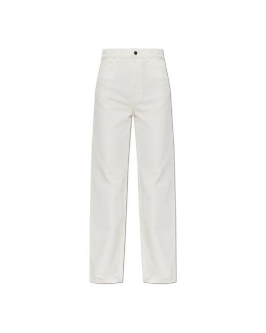 Carhartt White Straight Fit Jeans
