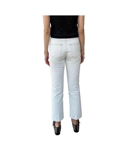 FRAME White Cropped Jeans