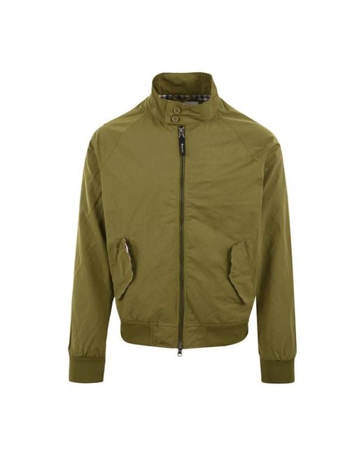 Aquascutum Men's Green Bomber Jackets
