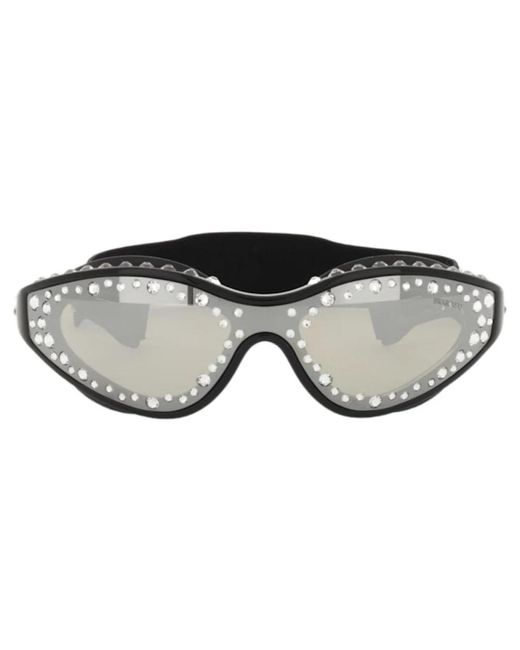 Swarovski Black Schwarze sonnenbrille mit originalzubehör