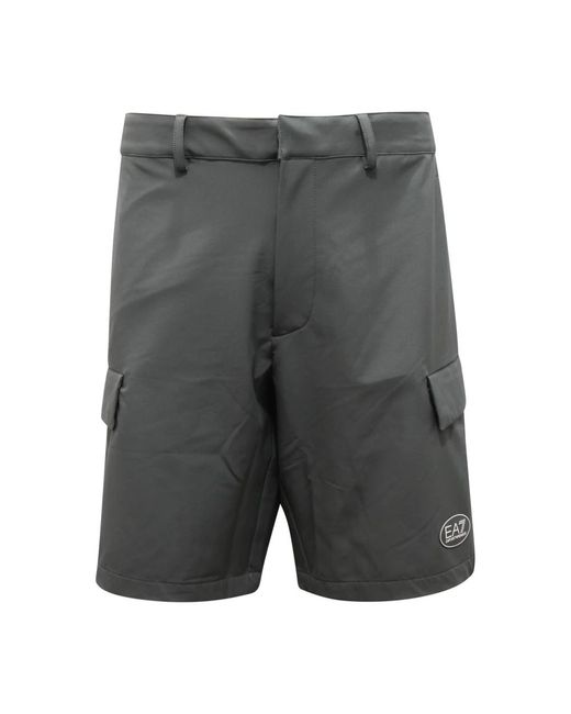 Armani Gray Casual Shorts for men
