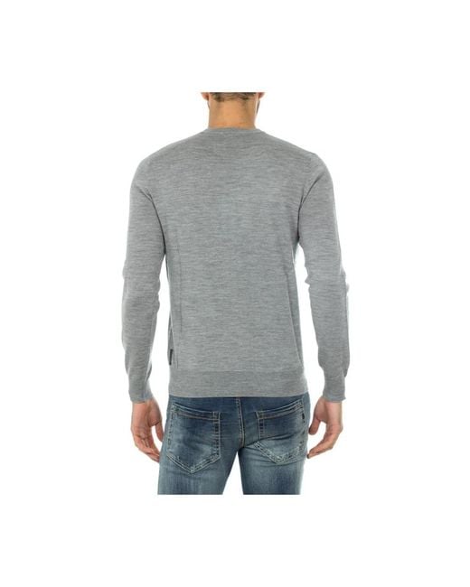 Armani Jeans V-Ausschnit Strickware in Gray für Herren