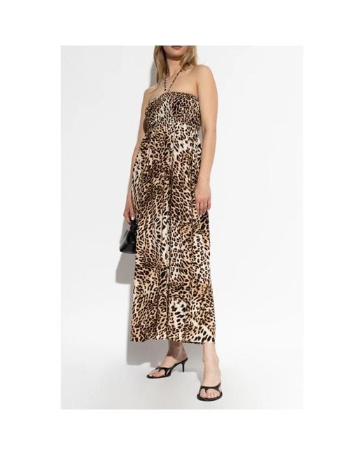 Maxi Dresses Gestuz de color Metallic