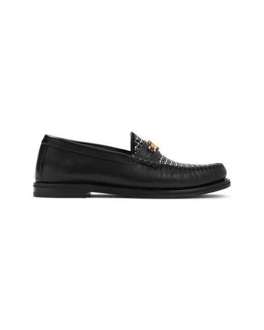 Amiri Schwarze loafer aus leder in Black für Herren