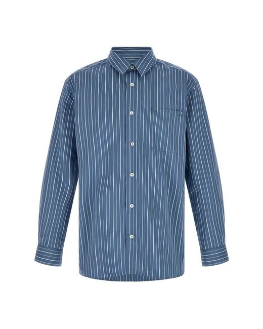 A.P.C. Blue Casual Shirts for men