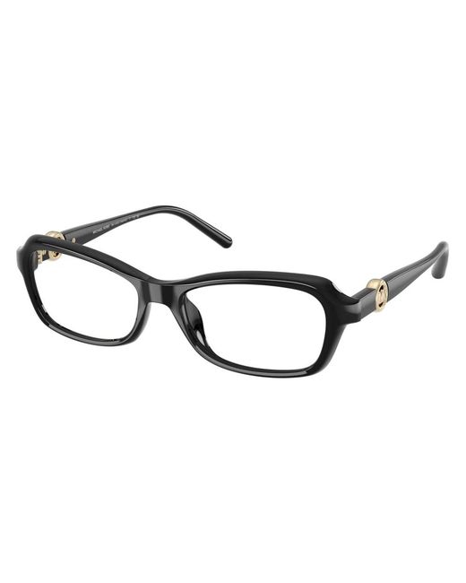 Michael Kors Black 54Mm Rectangle Optical Glasses