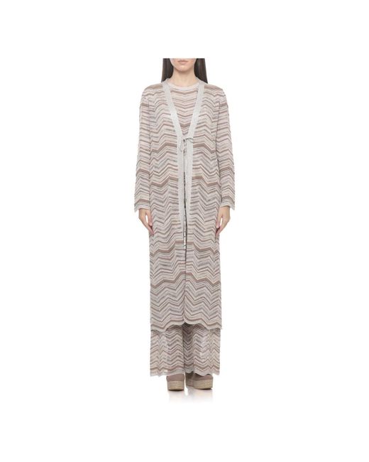 D.exterior Natural Long Knitwear