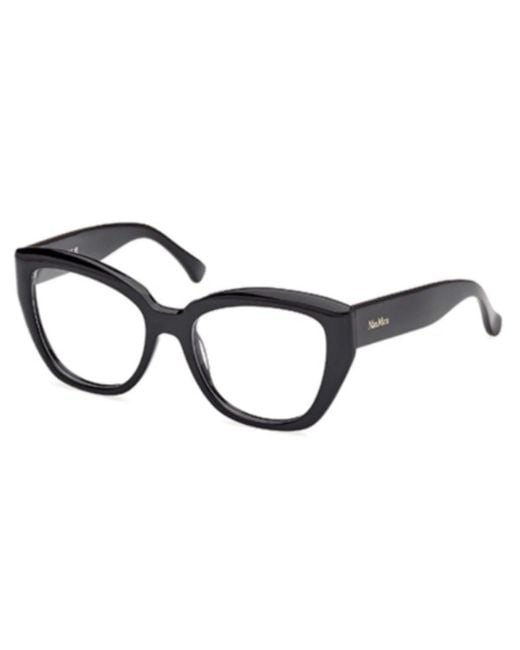 Max Mara Black Cat Eye Optical Frame