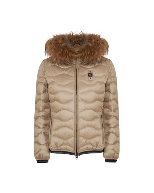 Blauer Jassen ,Nylon Aldie Down Jacket in het Brown