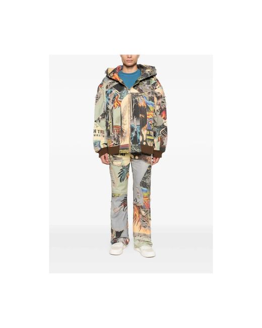 Who Decides War Multicolor Zip-Throughs for men