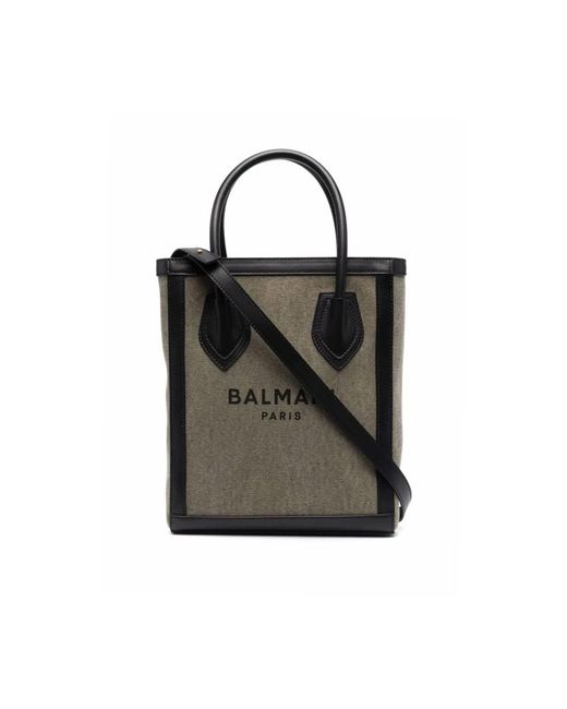 Balmain Black Shopping Bags