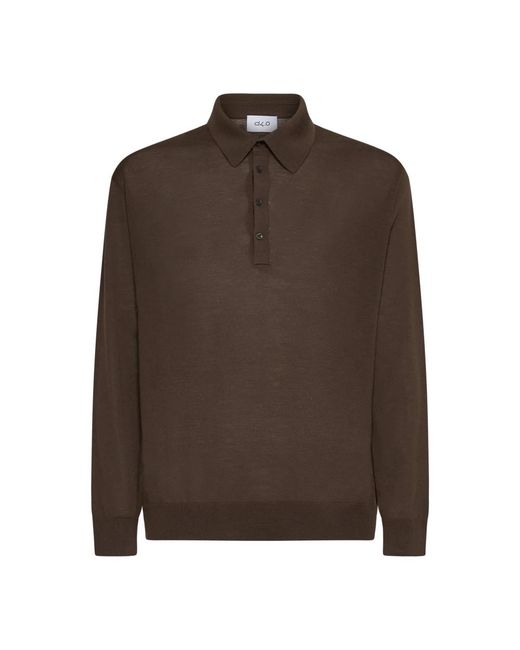D4.0 Brown Polo Shirts for men