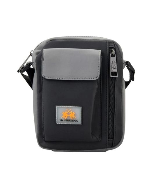 La Martina Black Messenger Bags for men