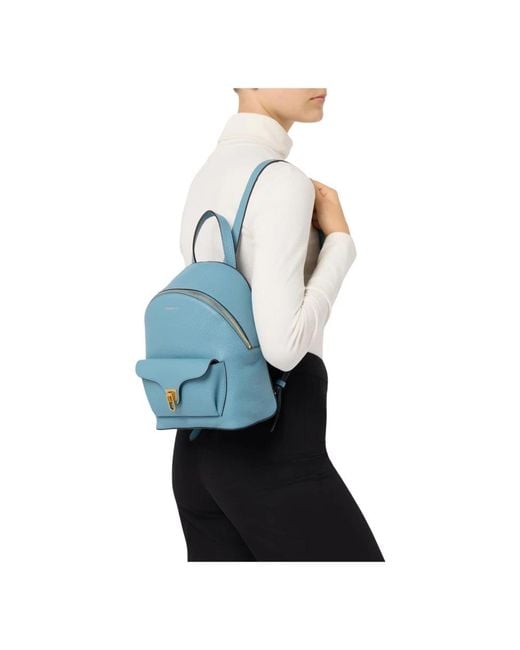 Coccinelle Blue Backpacks