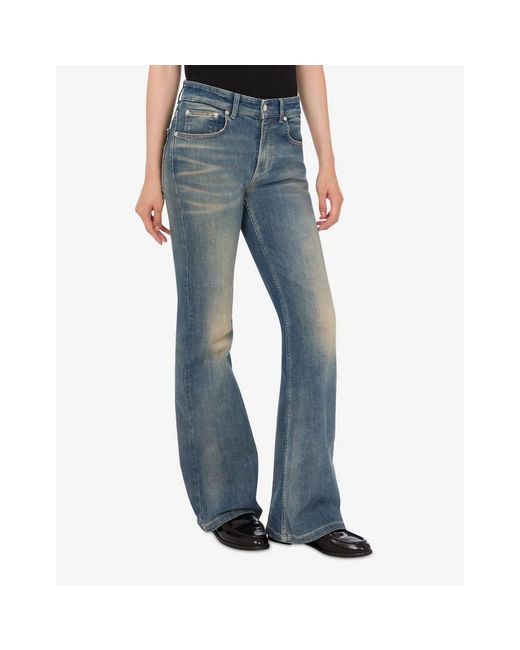Flared Jeans Moschino de color Blue