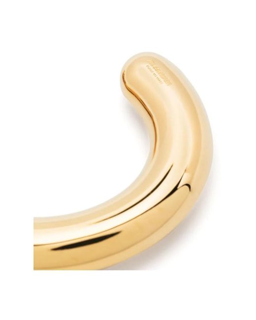 Jil Sander Metallic Goldenes armband - modell s
