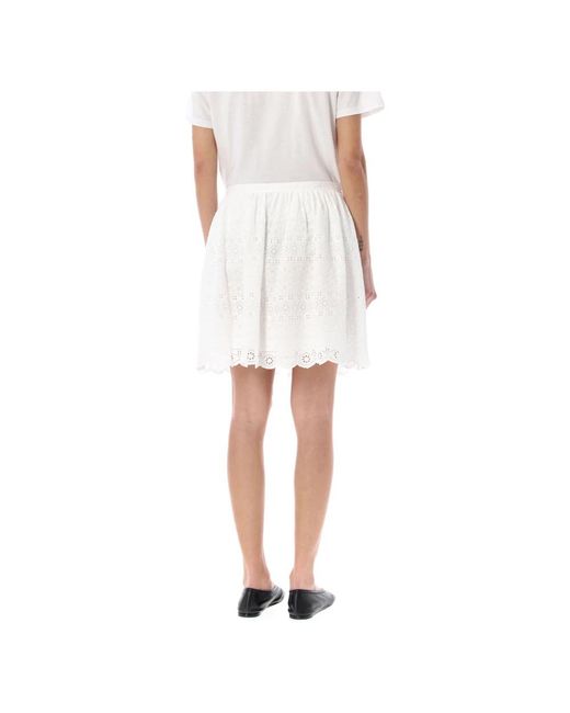 Ralph Lauren White Short Skirts