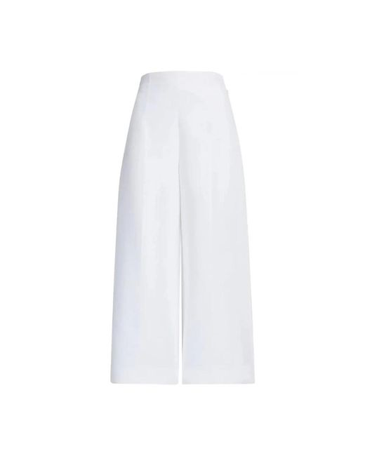 Marni White Cropped Trousers