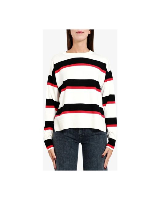 Round-Neck Knitwear Kaos en coloris Black