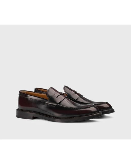 Doucal's Black Loafers for men