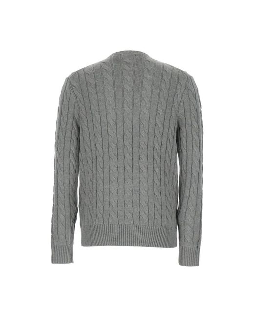 Round-Neck Knitwear Polo Ralph Lauren pour homme en coloris Gray