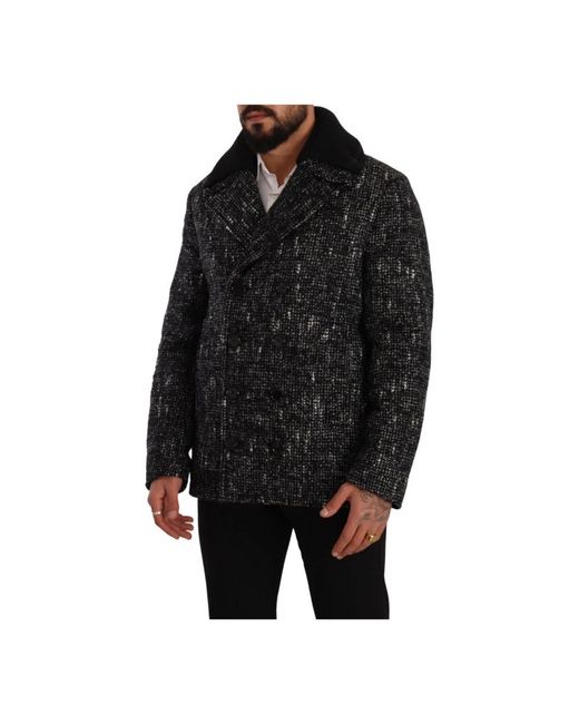 Dolce & Gabbana Black Blazers for men