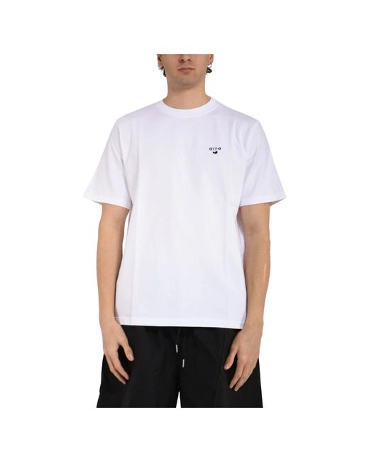 Arte' White T-Shirts for men