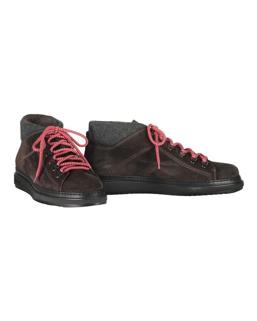 Paul & Shark Black Lace-Up Boots for men