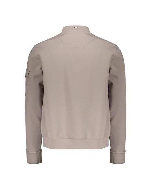 Herno Jassen ,Grijs ,Polyester Bomberjack Met Rits in het Brown voor heren