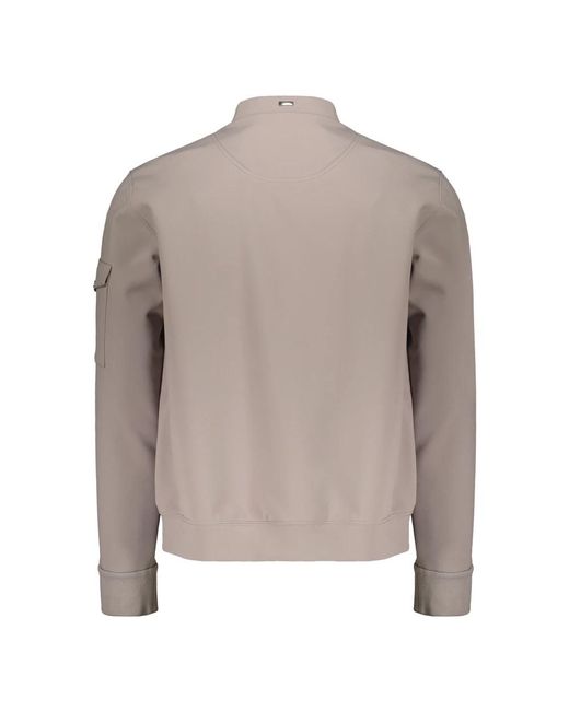 Herno Jassen ,Grijs ,Polyester Bomberjack Met Rits in het Brown voor heren